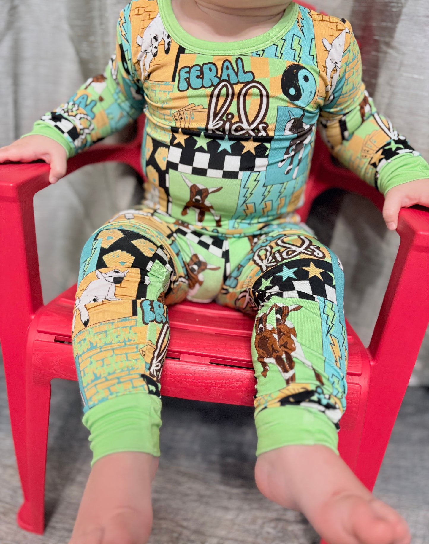 Feral Kids Boy Longsleeve Set
