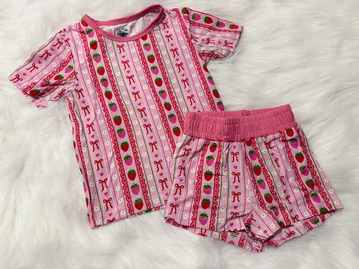 Summer Berry Short Set