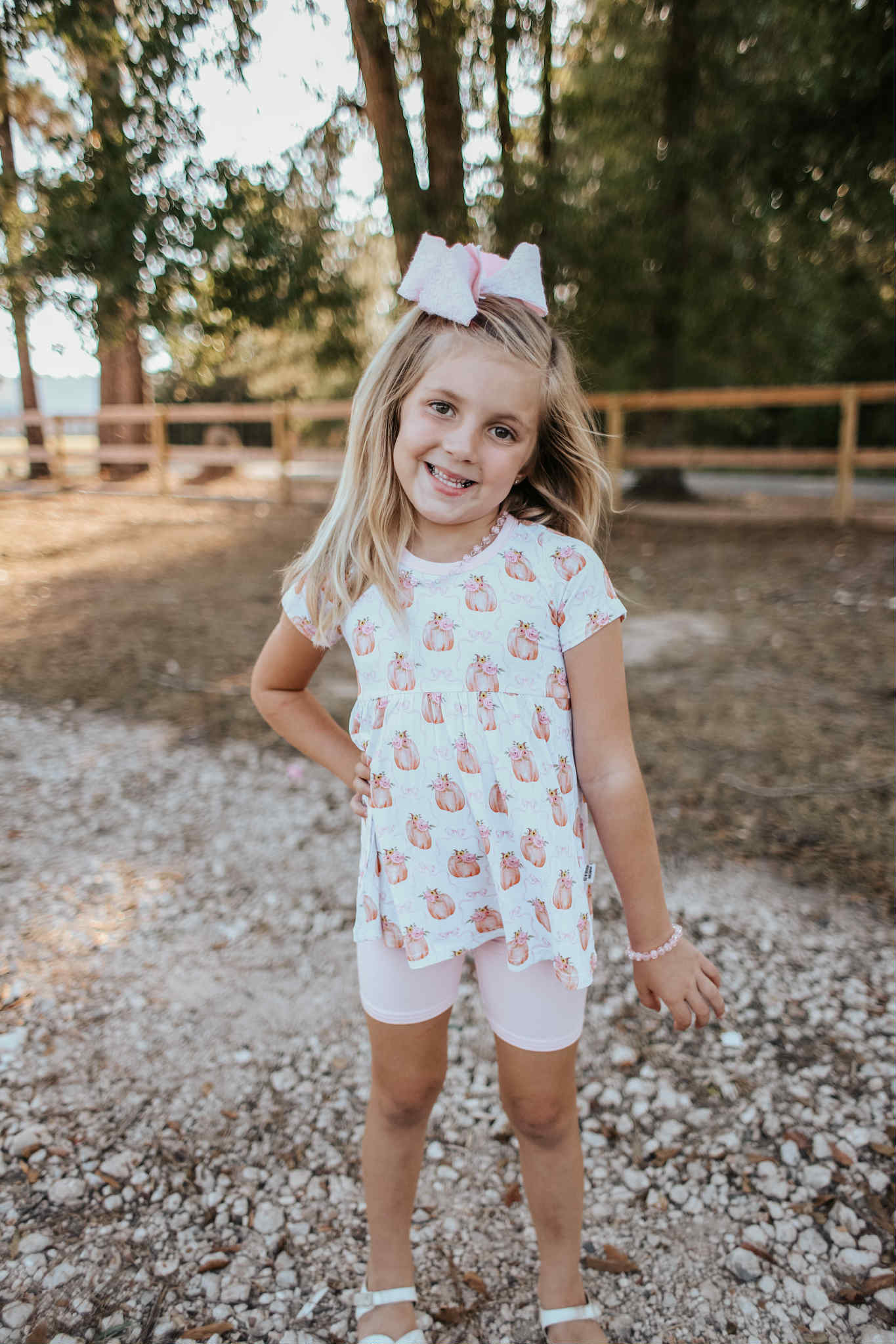 Fallin in love Pumpkin Peplum & Biker