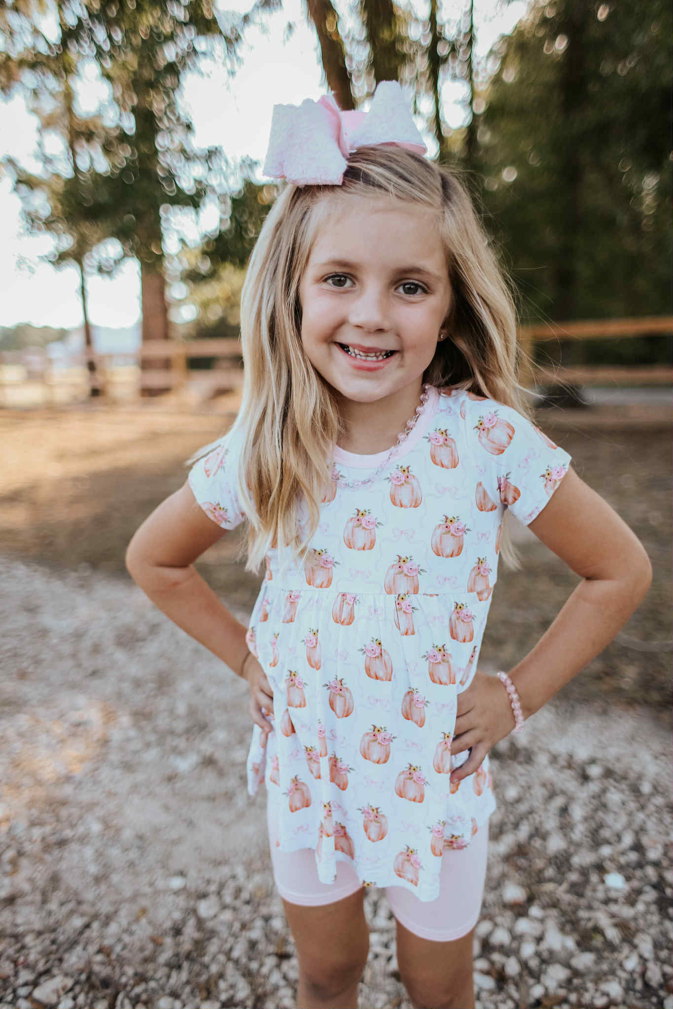 Fallin in love Pumpkin Peplum & Biker