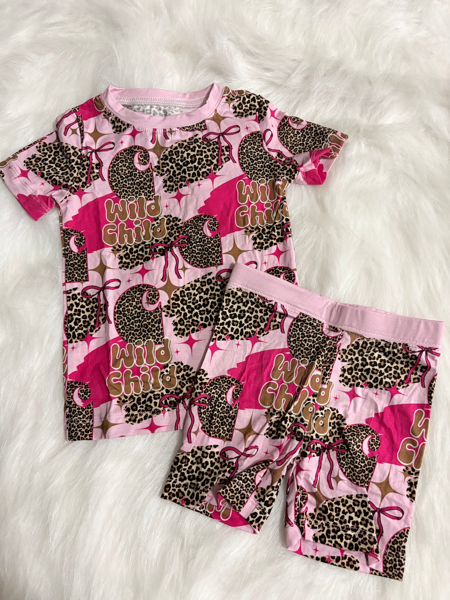 Wild child short set