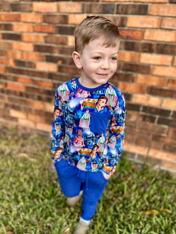 The Polar Express Long sleeve pocket tee & Joggers