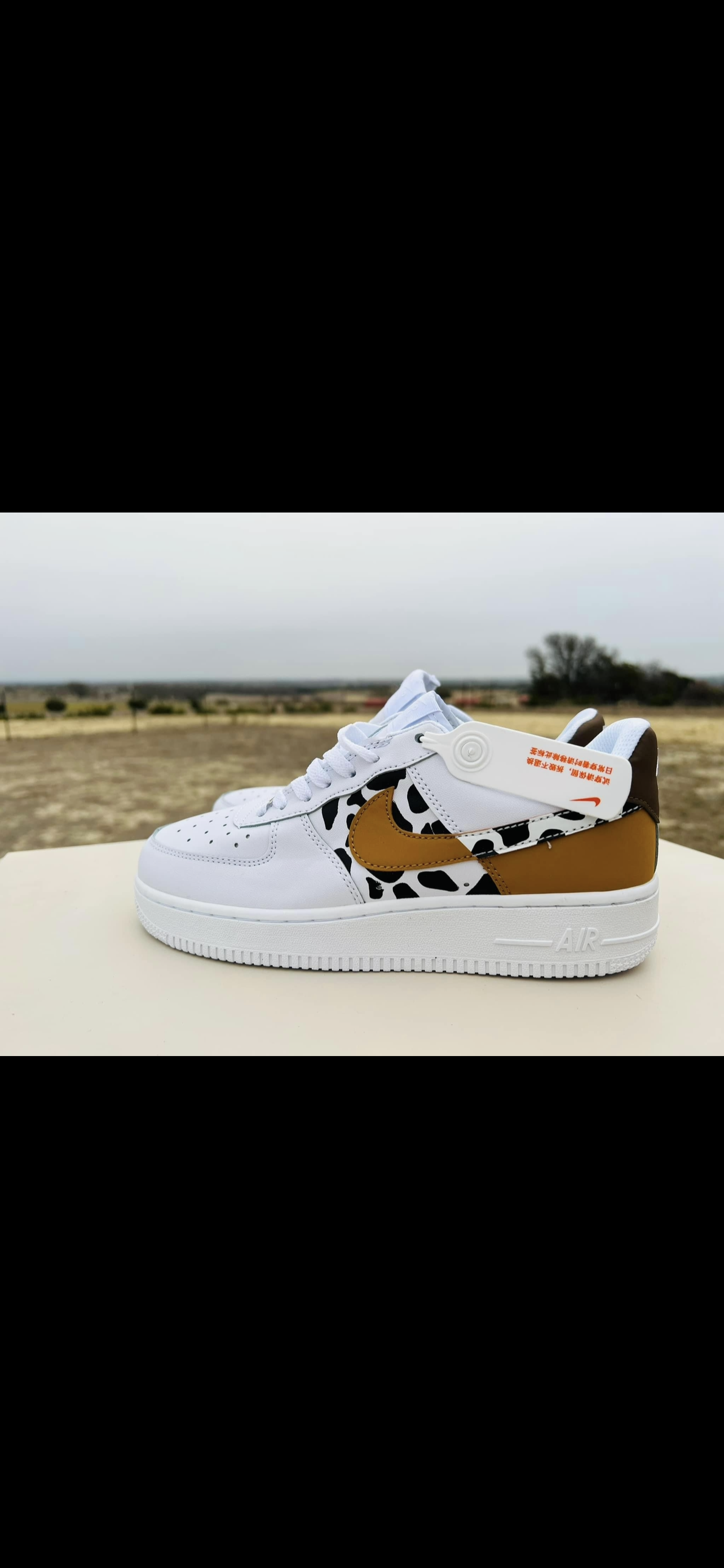 Cow π shoes