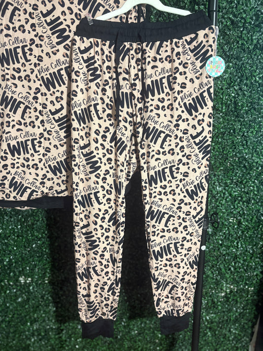 Blue Collar Wifey Joggers