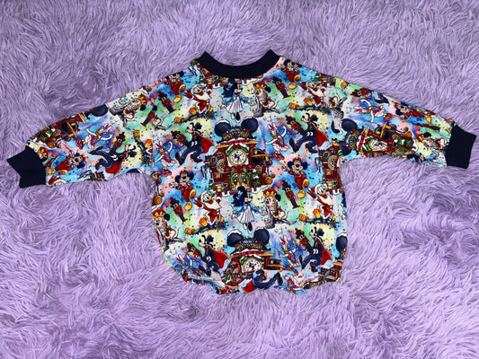 Mickey’s Christmas Party Long Sleeve Bubble