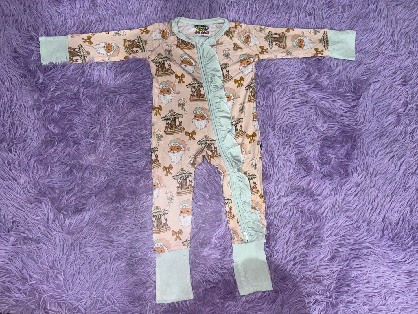 Sugarplum carousel Ruffle Zippy