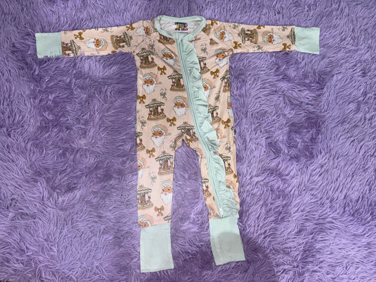 Sugarplum carousel Ruffle Zippy