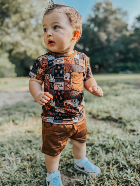 Call this thing a Rodeo pocket Tee/ short set RTS