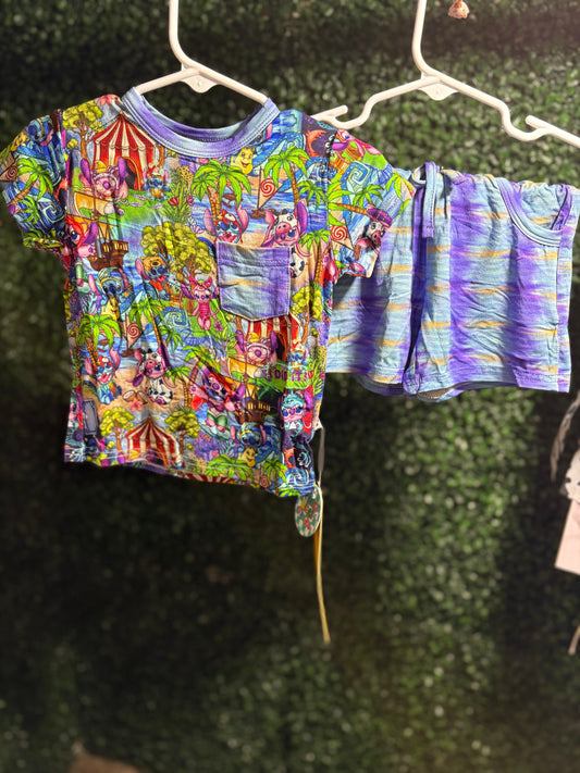 Island Mischief Pocket tee/shorts