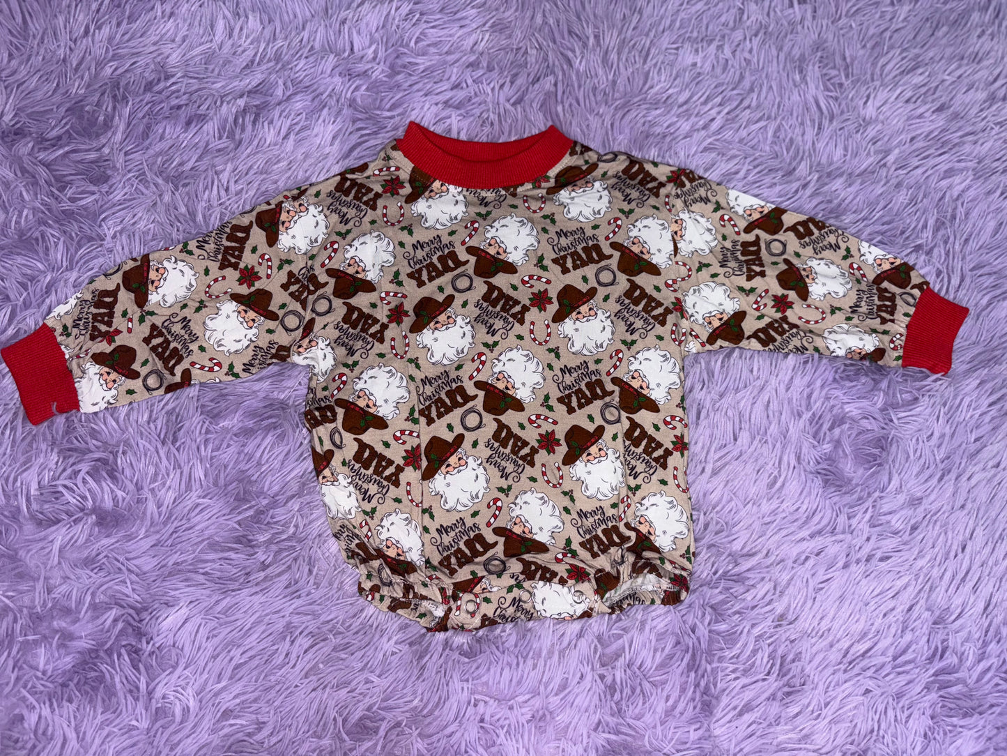 Merry Western Long Sleeve Bubble