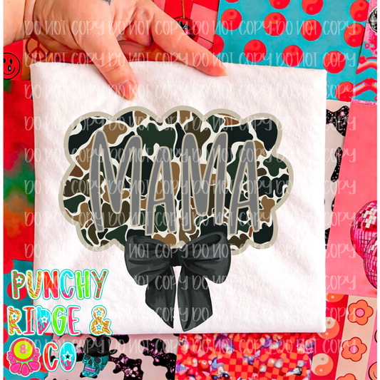 Old school mama camo