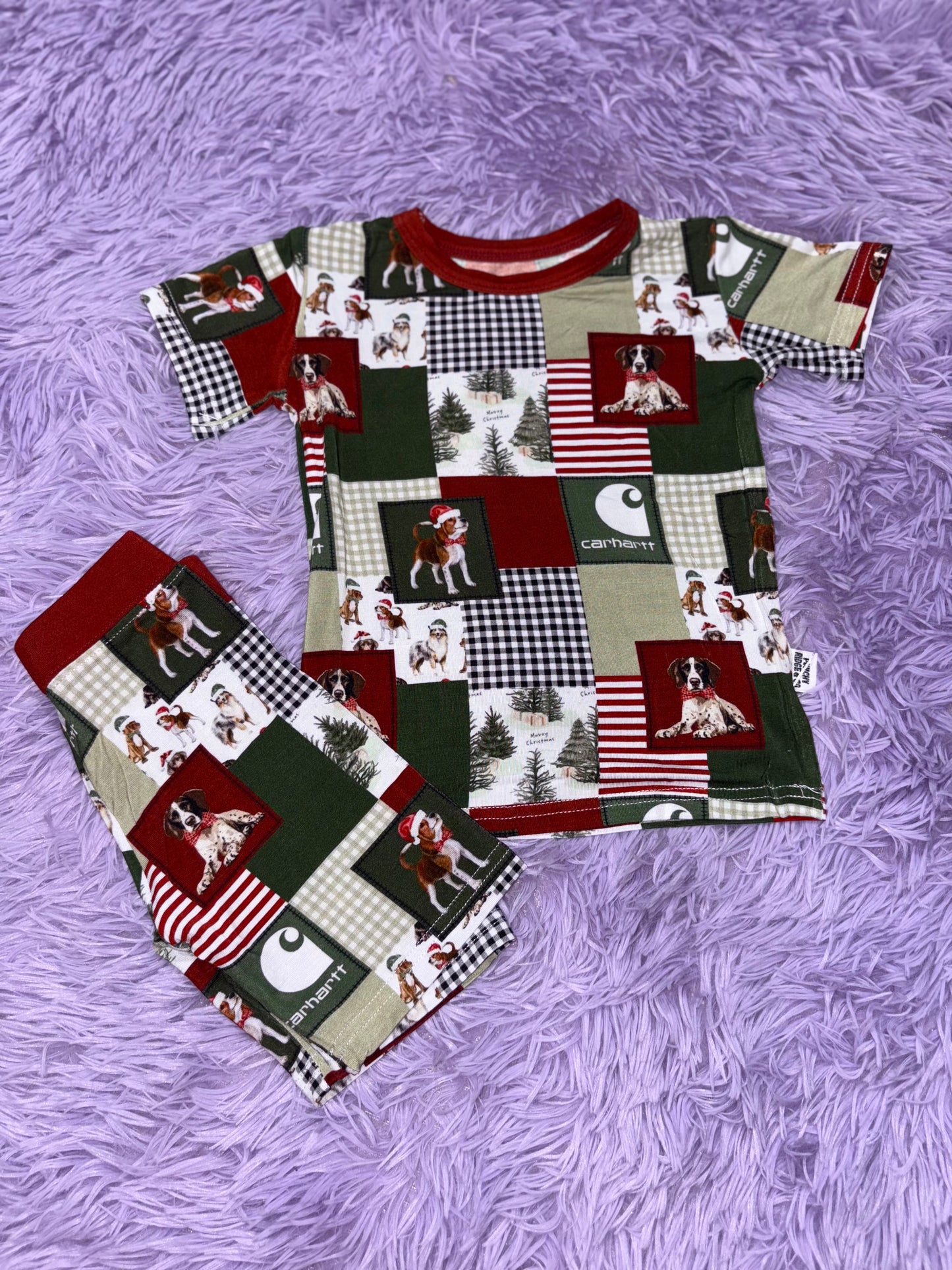 Bowties & Christmas Short Set