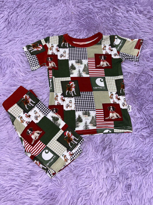 Bowties & Christmas Short Set