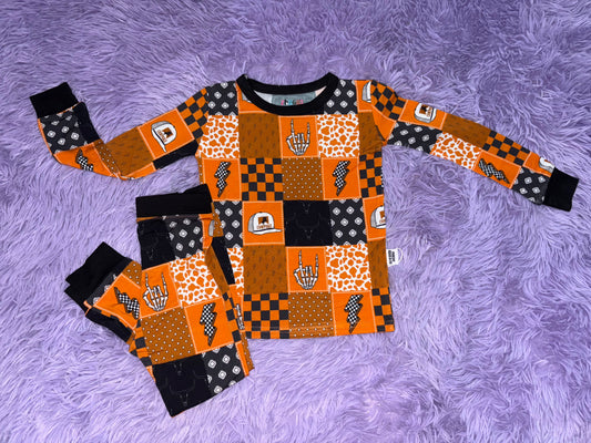 Spooky cowpoke long sleeve set