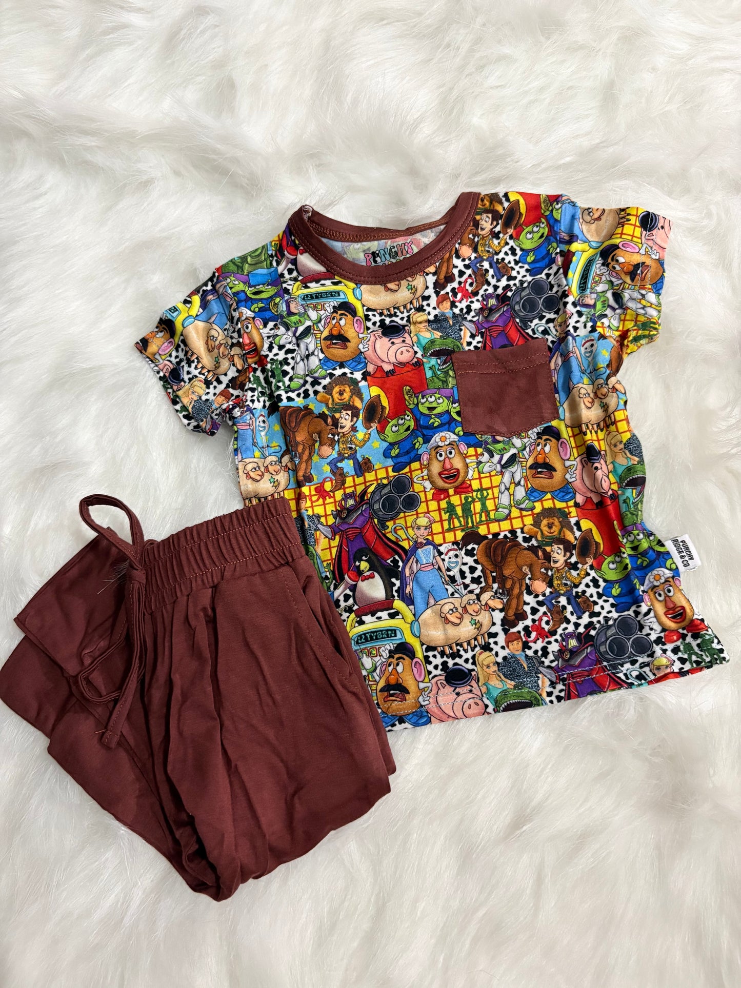 Story of Toys Pocket Tee & Joggers