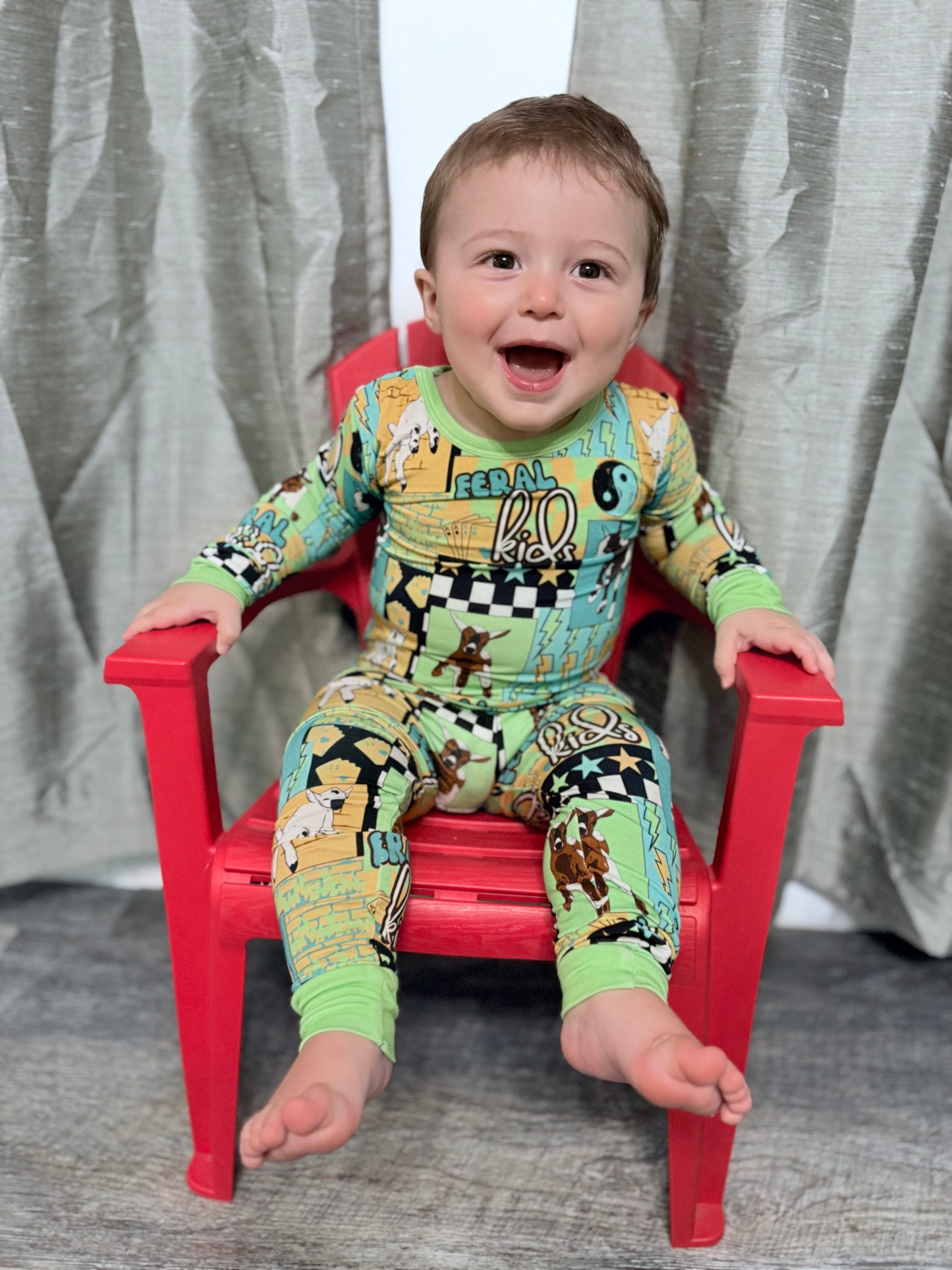 Feral Kids Boy Longsleeve Set