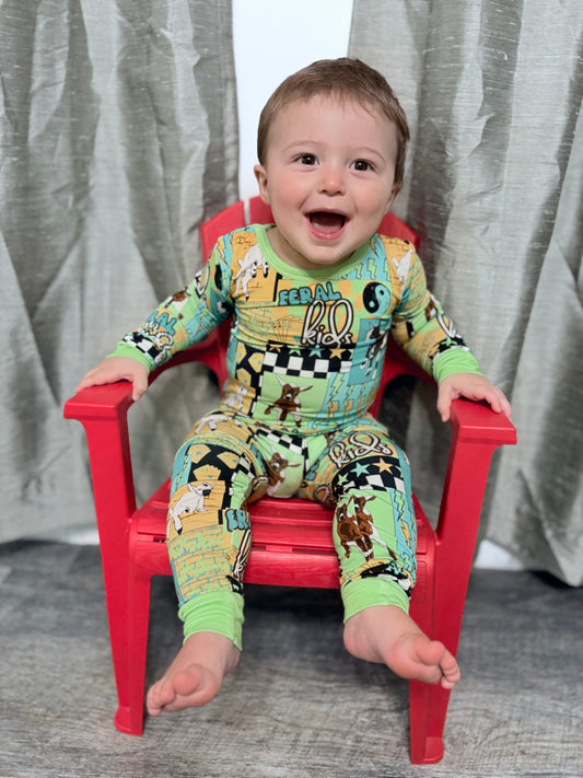 Feral Kids Boy Longsleeve Set