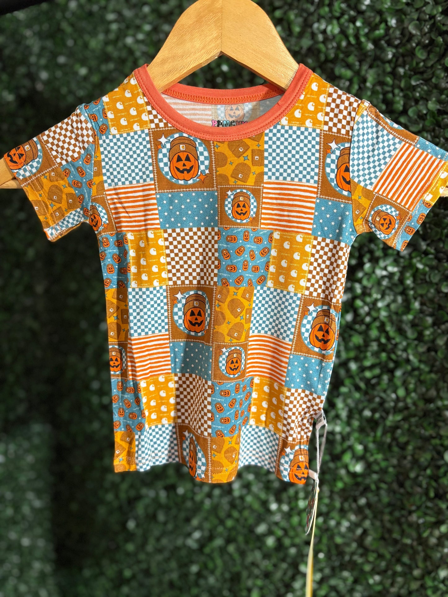 Carhartt pumpkin short sleeve short set RTS