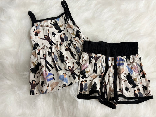 8 Seconds Peplum Tank & Short Set