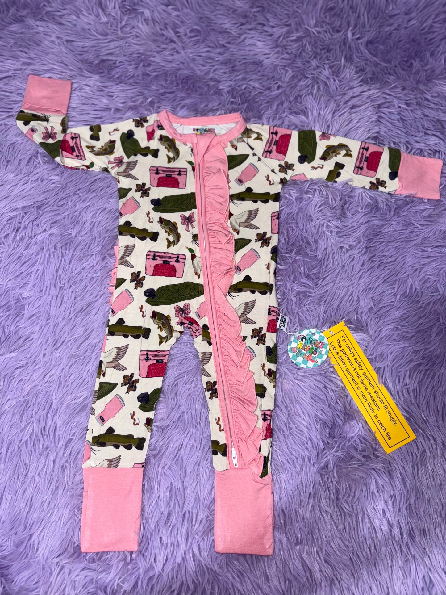 Sassy Lake Days Ruffle Zippy