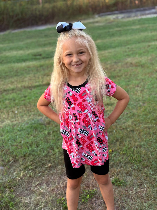 Retro Juice Peplum & Biker RTS