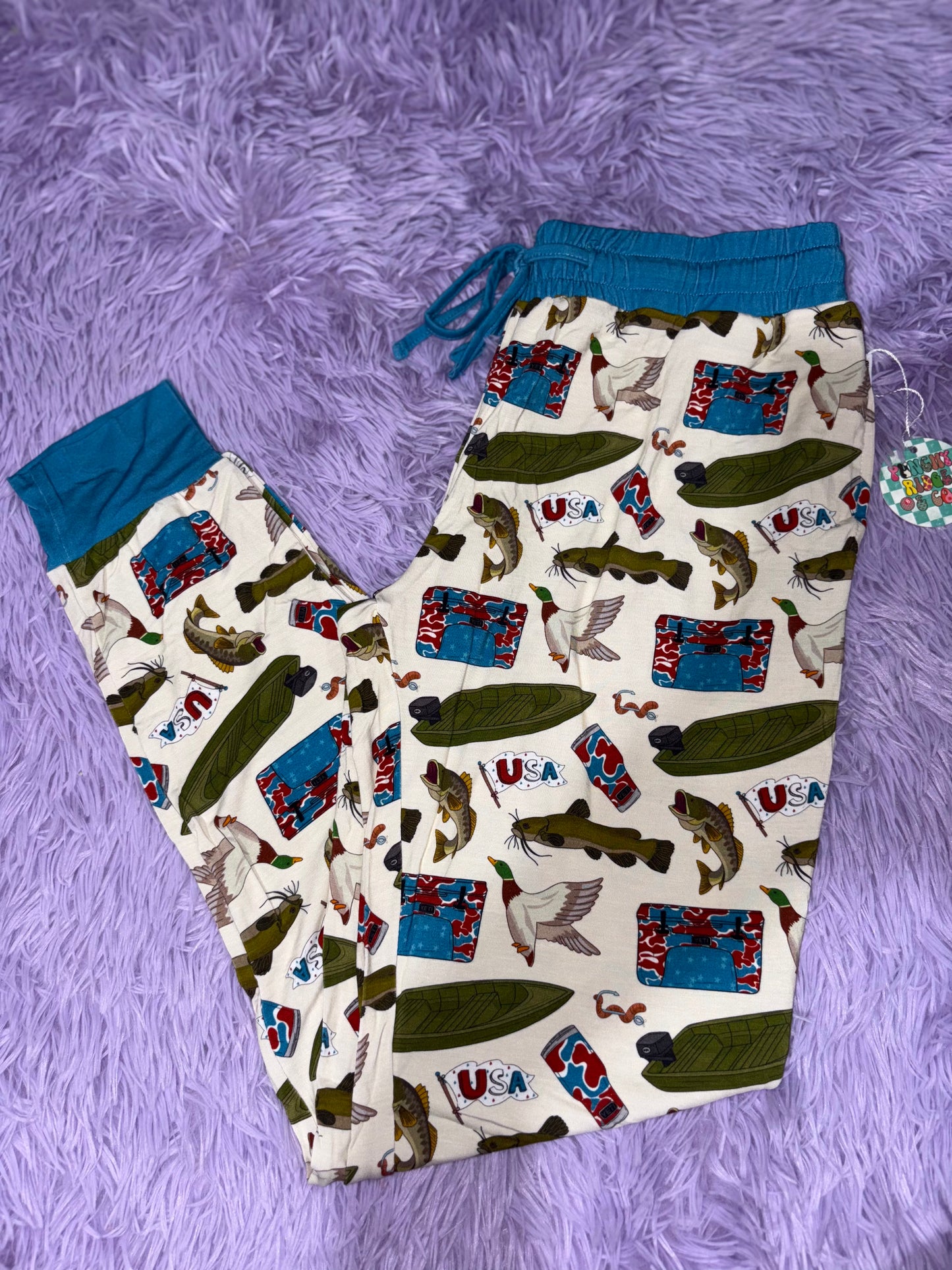 Freedom & Fishing Adult Joggers