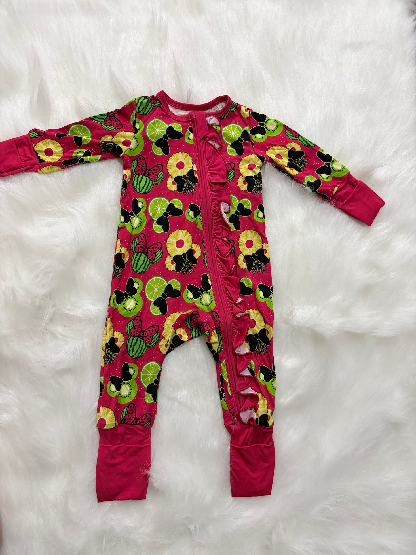 Minnie Fruit Ruffle Zippy