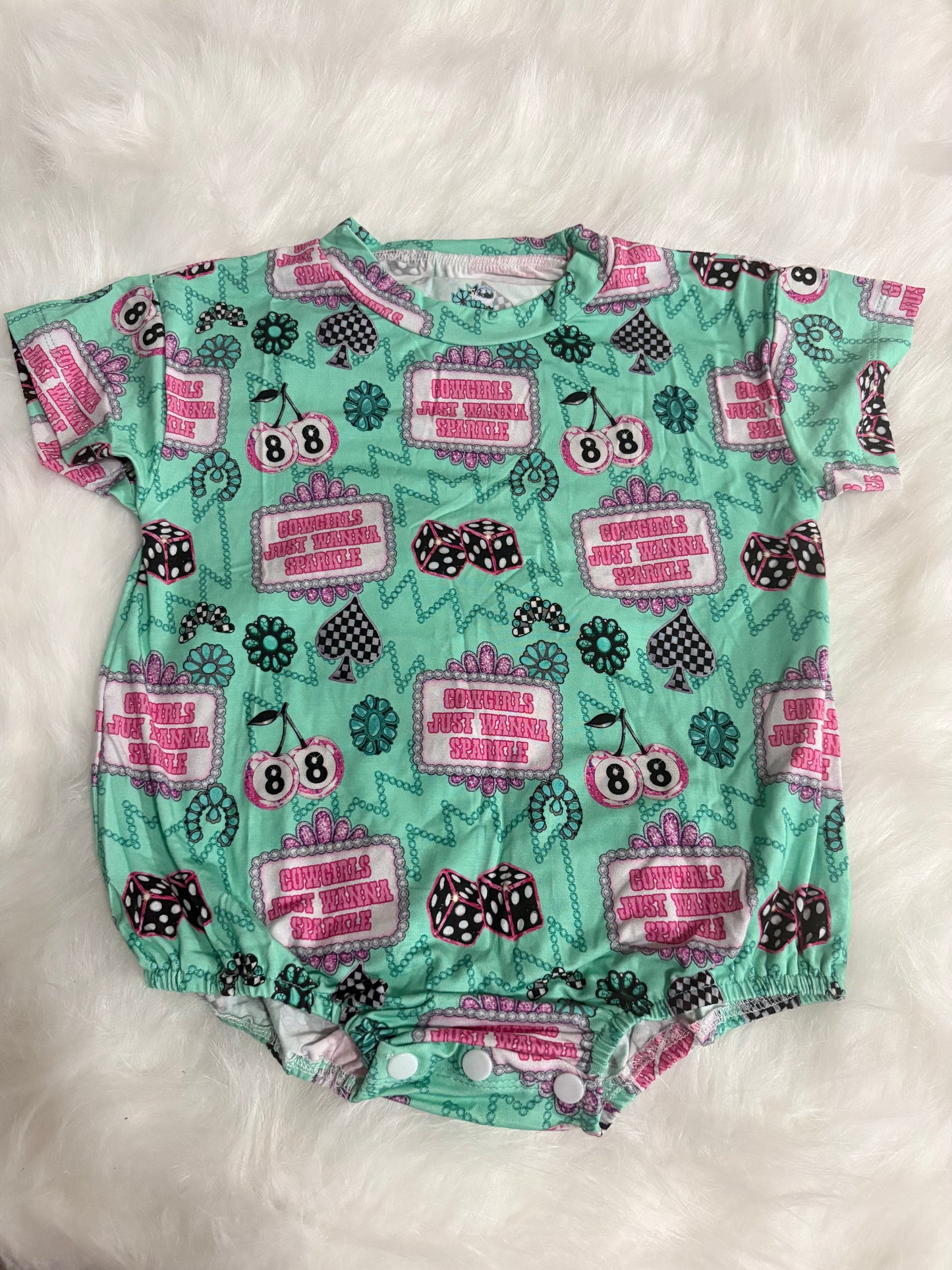 Cowgirls Just Wanna Sparkle Bubble