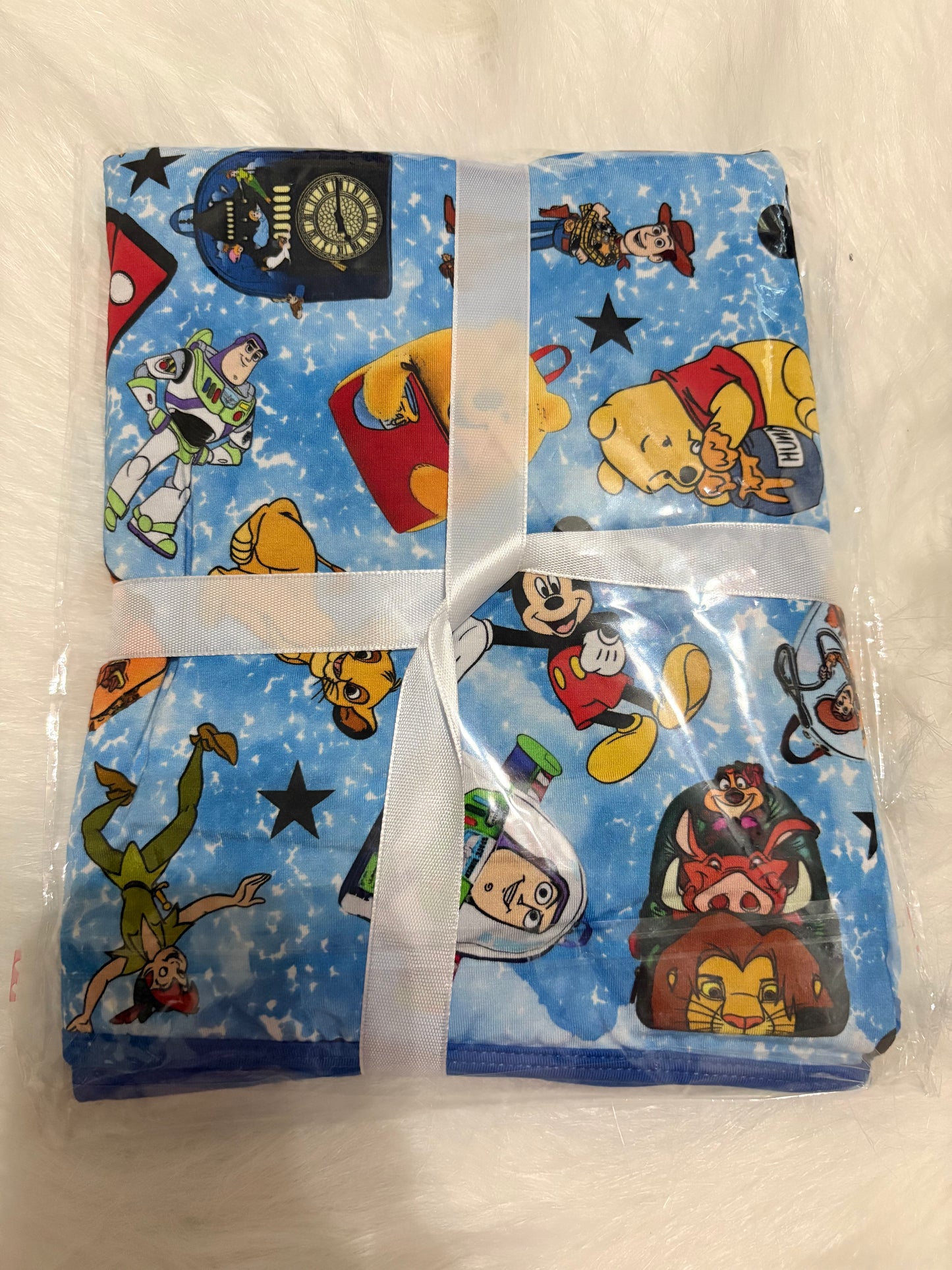 Disney Characters 30x40 bamboo blanket