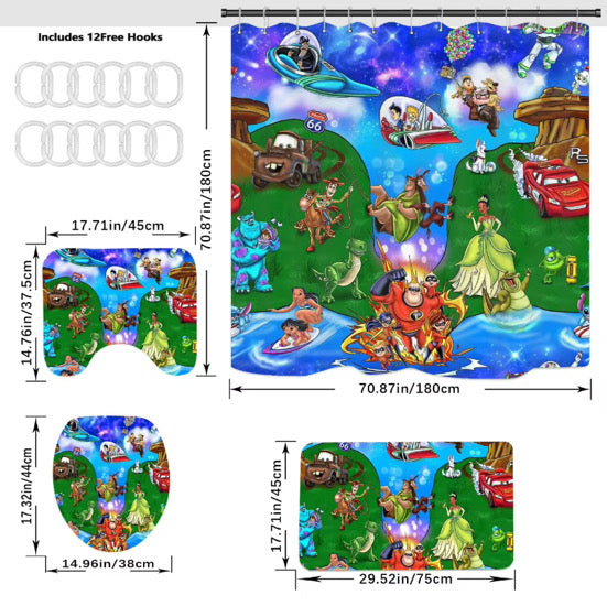 Preorder Disney & Pixar Freinds bathroom set