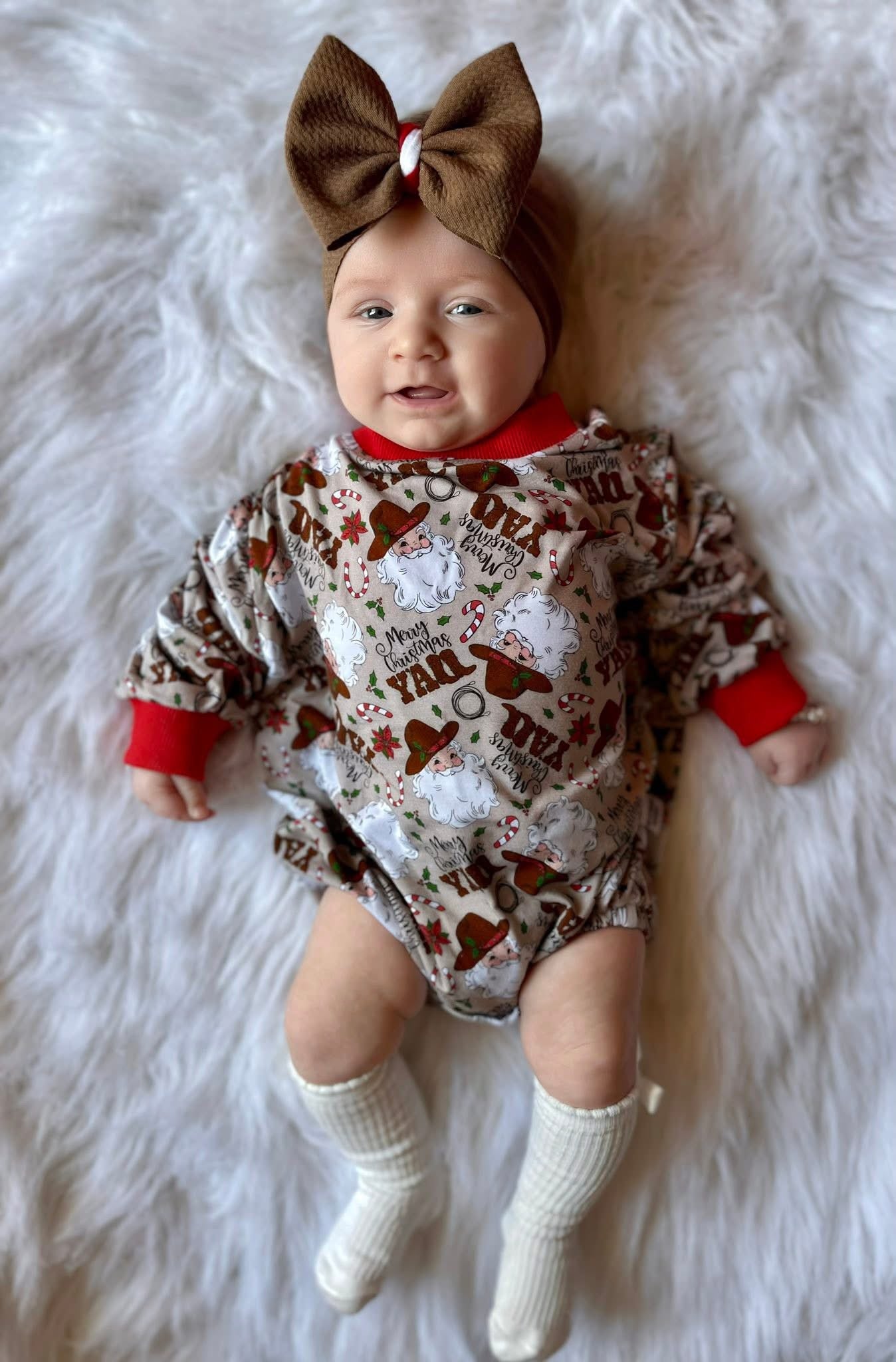 Merry Western Long Sleeve Bubble