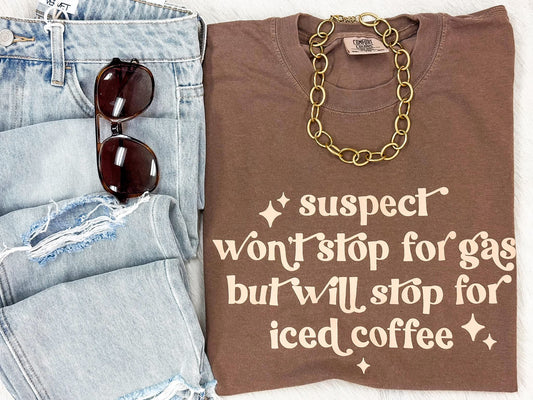Suspect won’t stop comfort color tee