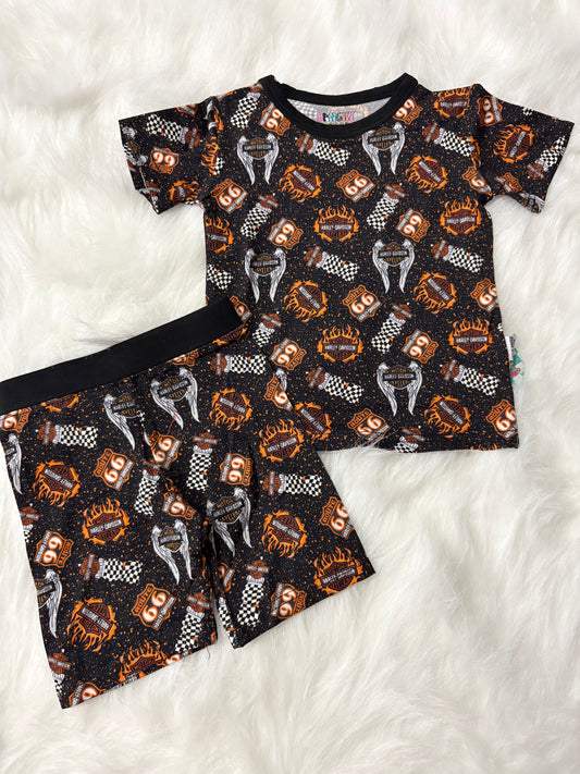 Harley Davidson Short Set