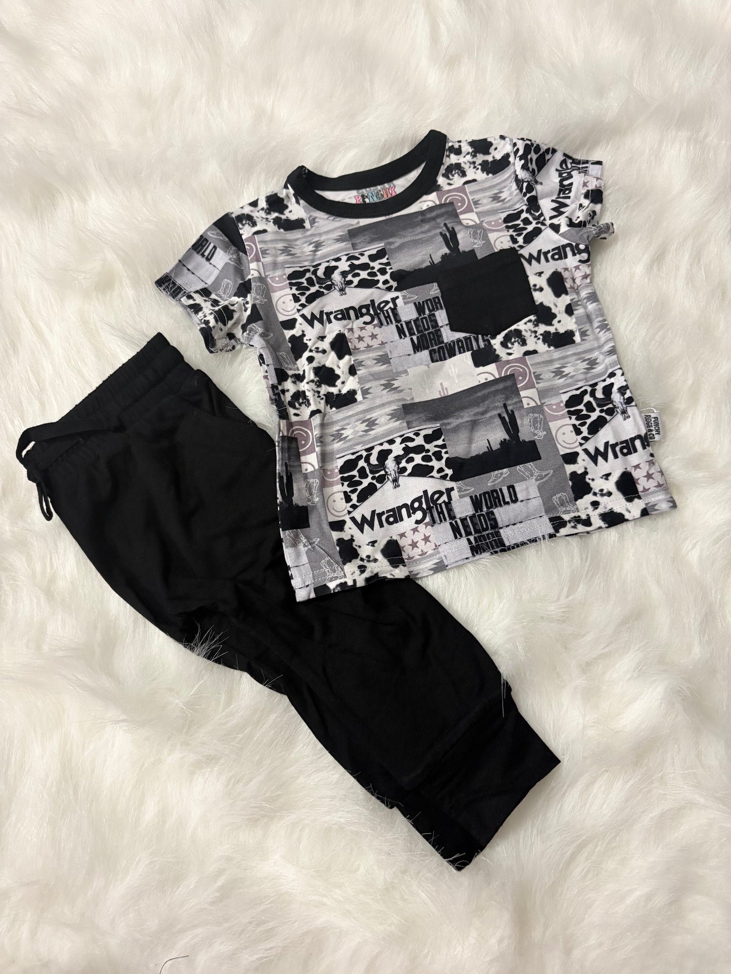 More Cowboy’s Pocket tee & Joggers
