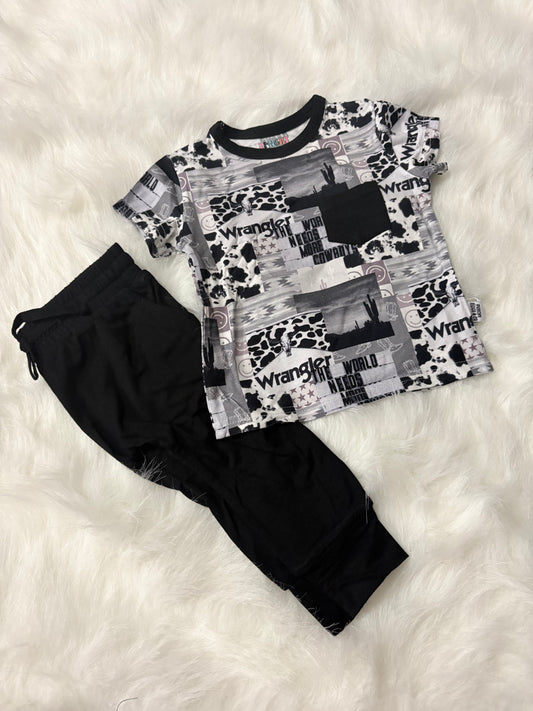 More Cowboy’s Pocket tee & Joggers