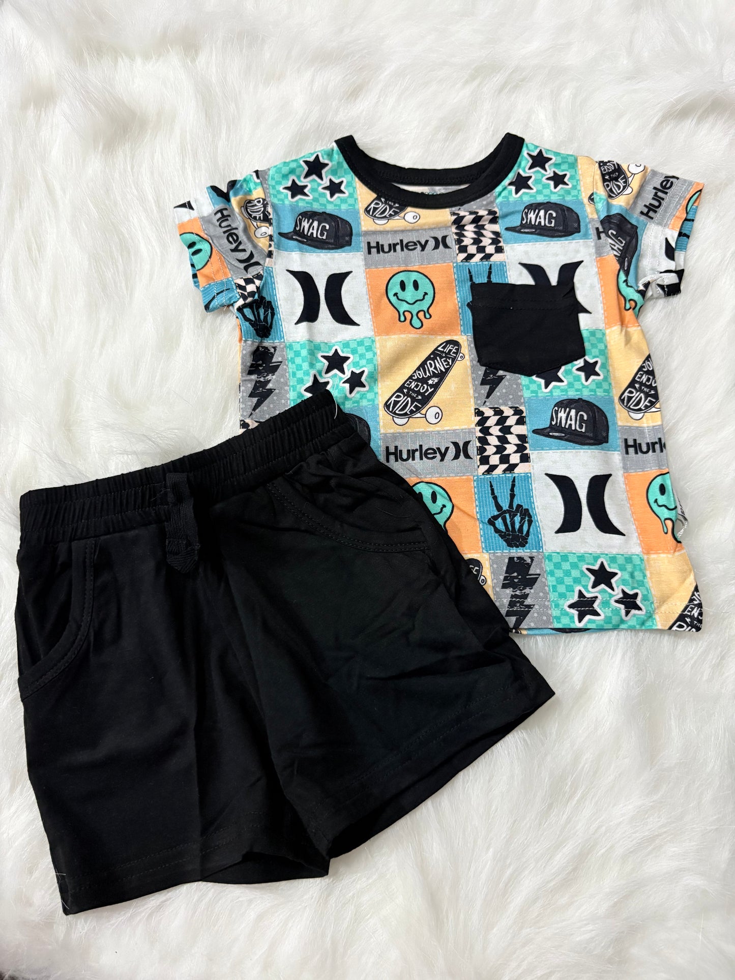 Swag Pocket Tee & shorts