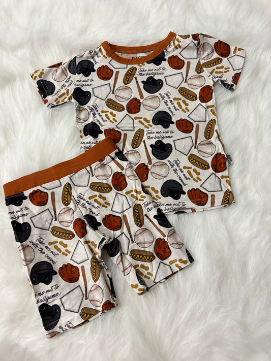 Baseball Short Set