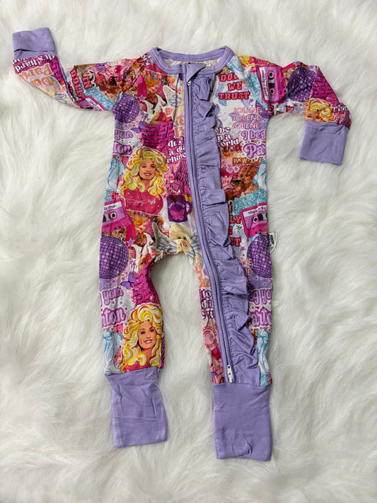 Dolly We Trust Ruffle Zippy