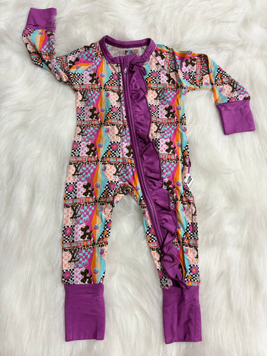 Boujee Louis Ruffle Zippy