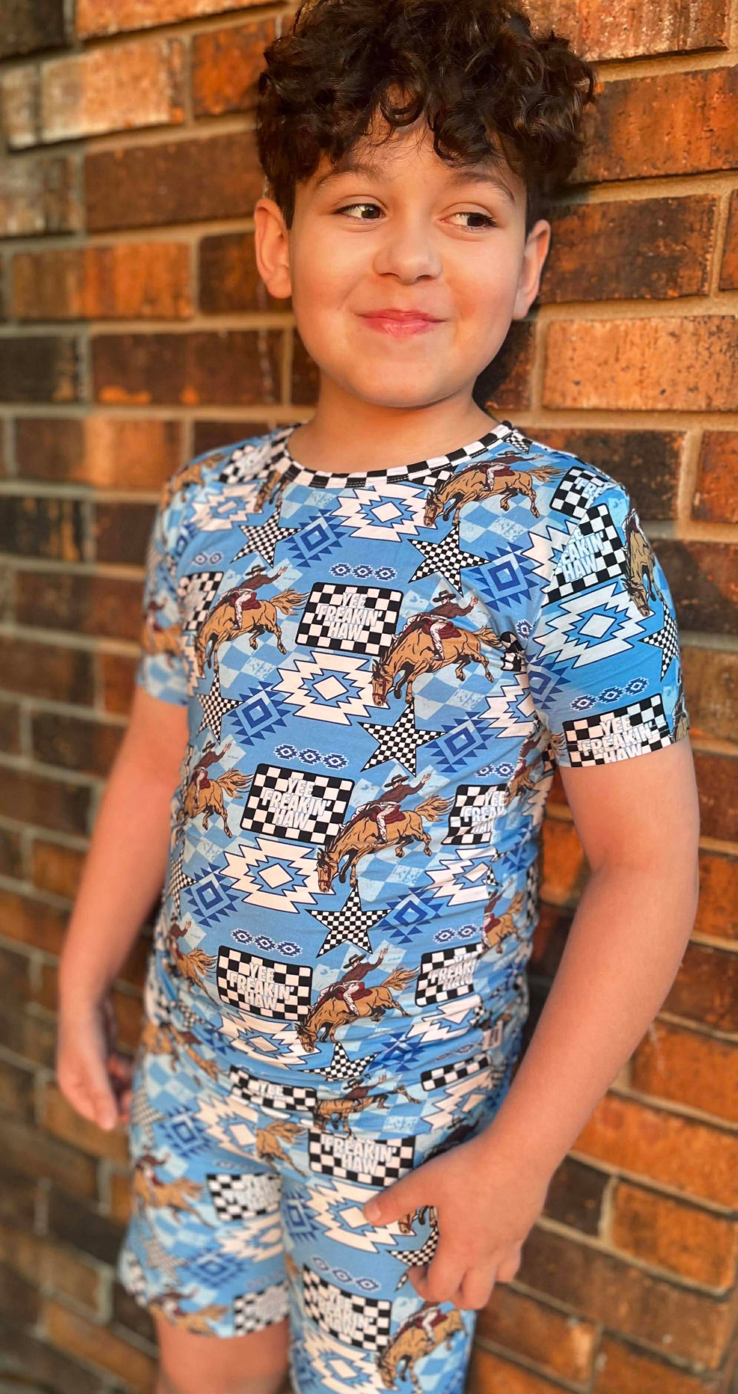 Yee Freakin’ Haw Shorts set